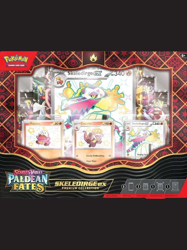 Colección Skeledirge EX Paldean Fates Premium Collection Inglés - Pokemon TCG