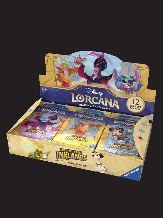 Paquetes de refuerzo (24 unidades) Lorcana Into the Inklands - Disney - Inglés - Ravensburger